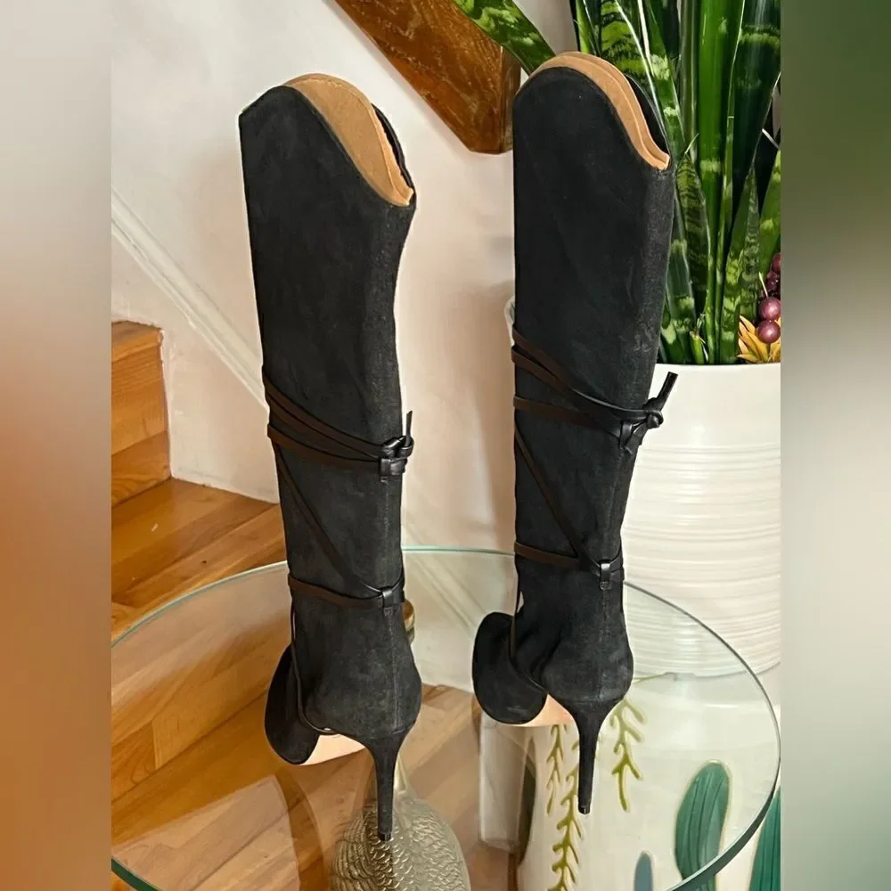 Free People x Schutz Maryana Lace Up Boots